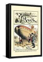 Puck Magazine: Cannot Sail, Try to Sink-F. Graetz-Framed Stretched Canvas