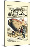 Puck Magazine: Cannot Sail, Try to Sink-F. Graetz-Mounted Art Print