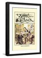 Puck Magazine: Driven to Desperation-Frederick Burr Opper-Framed Art Print