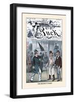 Puck Magazine: For Decency's Sake-Frederick Burr Opper-Framed Art Print