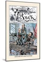 Puck Magazine: Good Men on a Bad Platform-Eugene Zimmerman-Mounted Art Print