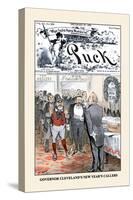 Puck Magazine: Governor Cleveland's New Year's Callers-Frederick Burr Opper-Stretched Canvas