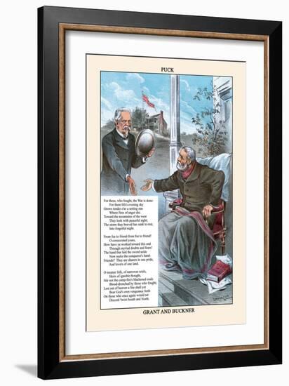 Puck Magazine: Grant and Buckner-Eugene Zimmerman-Framed Art Print