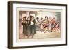 Puck Magazine: Harmony and Envy-Garnier-Framed Art Print