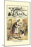 Puck Magazine: In a Critical Condition-Frederick Burr Opper-Mounted Art Print