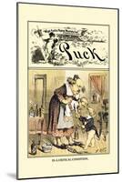 Puck Magazine: In a Critical Condition-Frederick Burr Opper-Mounted Art Print