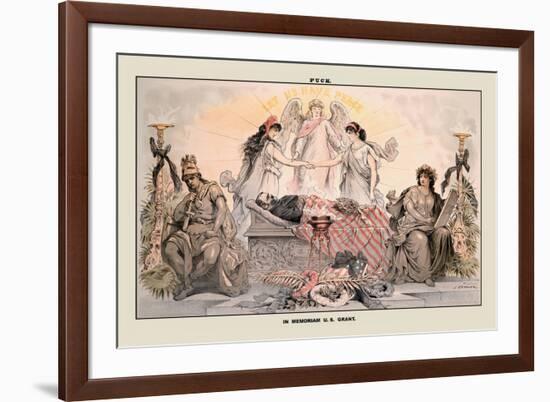 Puck Magazine: In Memoriam U.S. Grant-Joseph Keppler-Framed Art Print