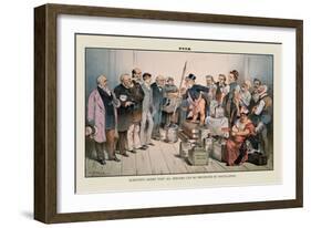 Puck Magazine: Inoculation-Joseph Keppler-Framed Art Print