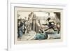 Puck Magazine: Left!-Joseph Keppler-Framed Premium Giclee Print