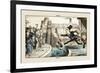 Puck Magazine: Left!-Joseph Keppler-Framed Premium Giclee Print