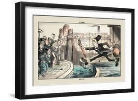 Puck Magazine: Left!-Joseph Keppler-Framed Art Print