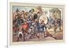 Puck Magazine: Let the Political Army Have the New Drums Also!-Bernhard Gillam-Framed Art Print