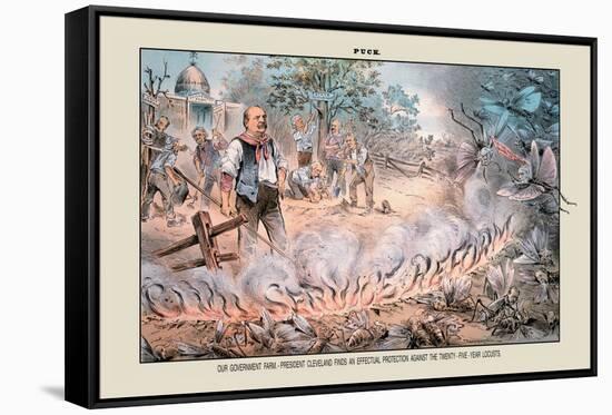 Puck Magazine: Our Government Farm-Eugene Zimmerman-Framed Stretched Canvas