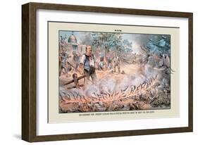 Puck Magazine: Our Government Farm-Eugene Zimmerman-Framed Art Print