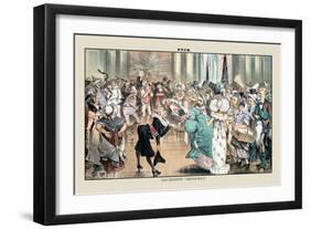 Puck Magazine: Our Imitative Aristocracy-Joseph Keppler-Framed Art Print