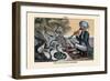 Puck Magazine: Our Local Snake-Charmer-Bernhard Gillam-Framed Art Print