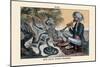 Puck Magazine: Our Local Snake-Charmer-Bernhard Gillam-Mounted Art Print