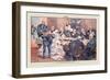 Puck Magazine: Our Overworked Supreme Court-Joseph Keppler-Framed Art Print