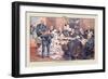 Puck Magazine: Our Overworked Supreme Court-Joseph Keppler-Framed Art Print