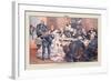 Puck Magazine: Our Overworked Supreme Court-Joseph Keppler-Framed Art Print