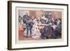 Puck Magazine: Our Overworked Supreme Court-Joseph Keppler-Framed Art Print