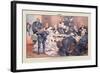 Puck Magazine: Our Overworked Supreme Court-Joseph Keppler-Framed Art Print