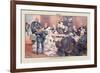 Puck Magazine: Our Overworked Supreme Court-Joseph Keppler-Framed Art Print