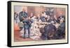 Puck Magazine: Our Overworked Supreme Court-Joseph Keppler-Framed Stretched Canvas