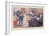 Puck Magazine: Our Overworked Supreme Court-Joseph Keppler-Framed Art Print