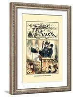 Puck Magazine: Our Rampageous Preachers-F. Graetz-Framed Art Print