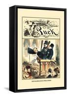 Puck Magazine: Our Rampageous Preachers-F. Graetz-Framed Stretched Canvas