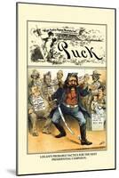Puck Magazine: Probable Tactics-J. A. Wales-Mounted Art Print