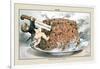 Puck Magazine: Puck's Holiday Plum-Pudding-Joseph Keppler-Framed Art Print