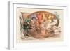 Puck Magazine: Puck's Palette-Joseph Keppler-Framed Art Print