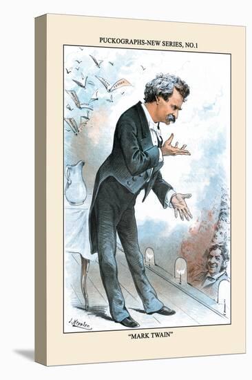 Puck Magazine: Puckographs, Mark Twain-Joseph Keppler-Stretched Canvas