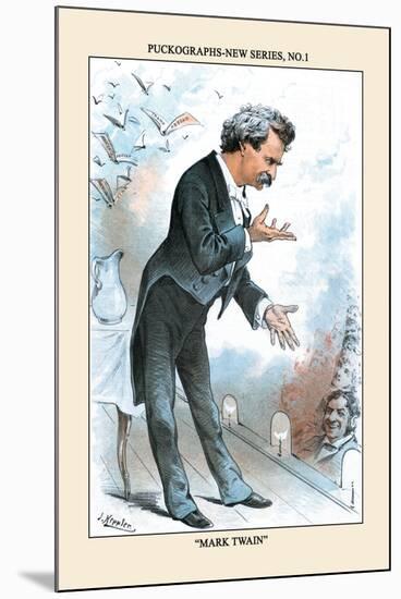 Puck Magazine: Puckographs, Mark Twain-Joseph Keppler-Mounted Art Print