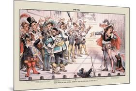 Puck Magazine: Scene from the New National Operetta-Joseph Keppler-Mounted Art Print