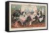 Puck Magazine: Thanksgiving Day, 1885-Joseph Keppler-Framed Stretched Canvas