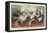 Puck Magazine: Thanksgiving Day, 1885-Joseph Keppler-Framed Stretched Canvas