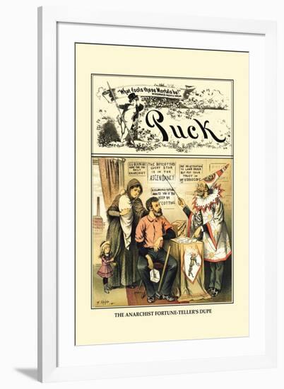 Puck Magazine: The Anarchist Fortune-Teller's Dupe-Frederick Burr Opper-Framed Art Print