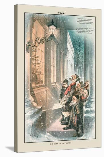 Puck Magazine: The Carol of the Waits-Joseph Keppler-Stretched Canvas