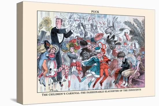 Puck Magazine: The Children's Carnival-F. Graetz-Stretched Canvas