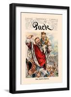 Puck Magazine: The Crown Prince-null-Framed Art Print