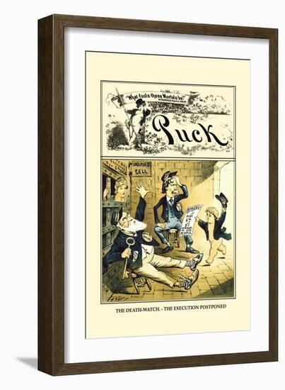 Puck Magazine: The Death-Watch-Frederick Burr Opper-Framed Art Print