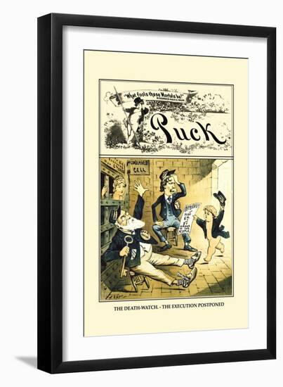 Puck Magazine: The Death-Watch-Frederick Burr Opper-Framed Art Print