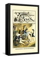 Puck Magazine: The Death-Watch-Frederick Burr Opper-Framed Stretched Canvas