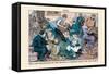 Puck Magazine: The Last Reception of the Season-Frederick Burr Opper-Framed Stretched Canvas