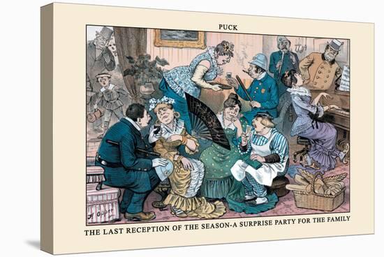 Puck Magazine: The Last Reception of the Season-Frederick Burr Opper-Stretched Canvas