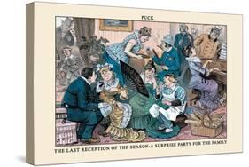 Puck Magazine: The Last Reception of the Season-Frederick Burr Opper-Stretched Canvas
