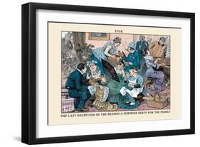 Puck Magazine: The Last Reception of the Season-Frederick Burr Opper-Framed Art Print